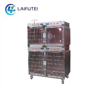 Terapi inframerah kandang hewan peliharaan di atas roda